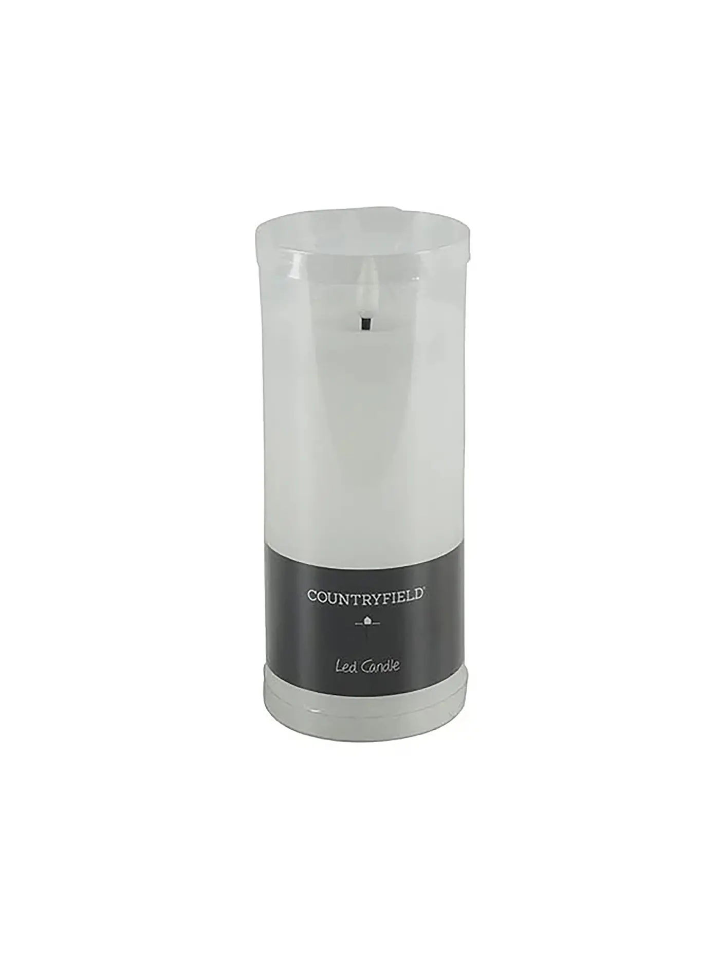 COUNTRYFIELD | Stumpenkerze Rustikal LED rd Lyon L weiss | 